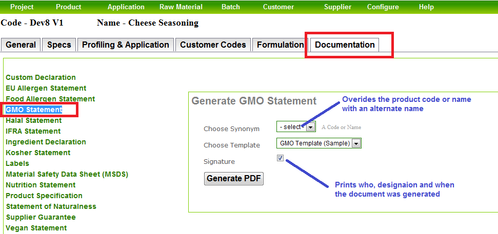 GMO_statement_generation
